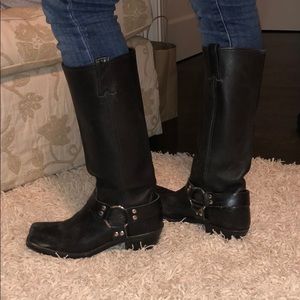 Frye Harness boots, size 8